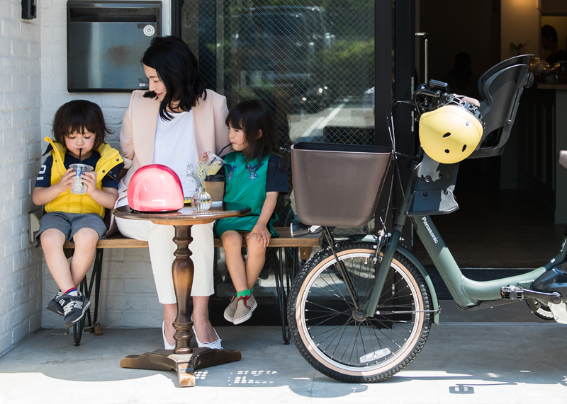 チャイルドシート用レインカバー　ラボクル02　金沢撮影